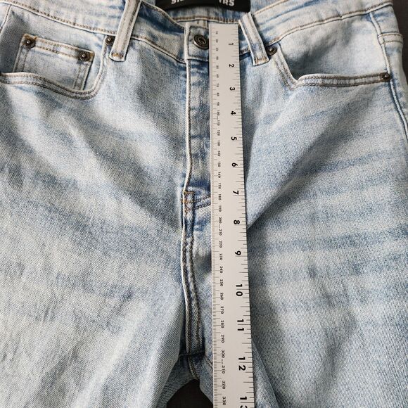 SILNT CHPTRS Jeans Womens Size 30 High Rise Baggy Wide Leg Blue - Picture 5 of 11